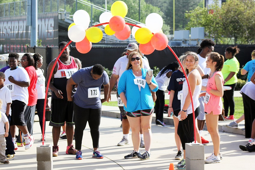 Contestants compete in the Crawfish Walk last year during East Mississippi Community College’s Pine Grove Arts Festival, which takes place April 9-12.