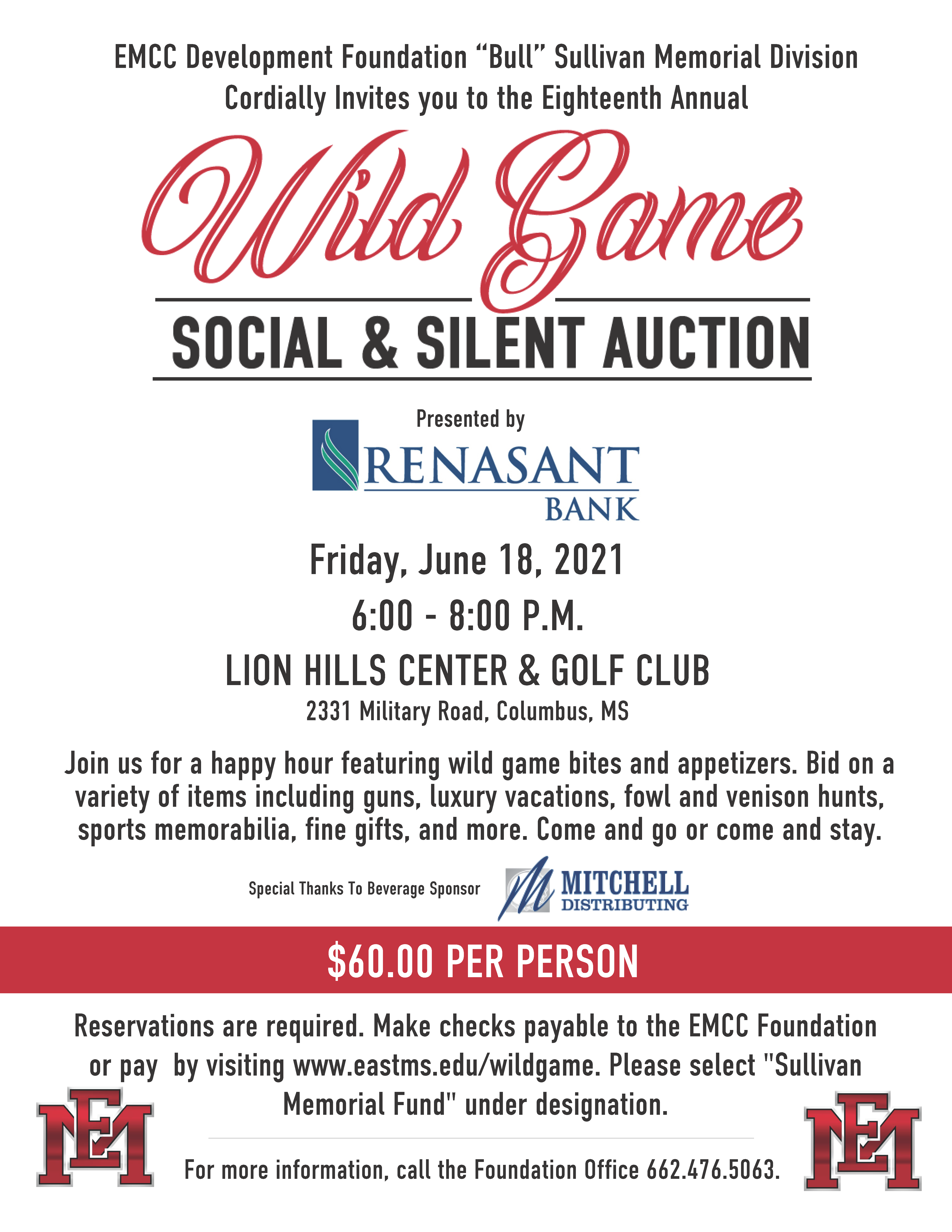 Wild Game Flyer 2021