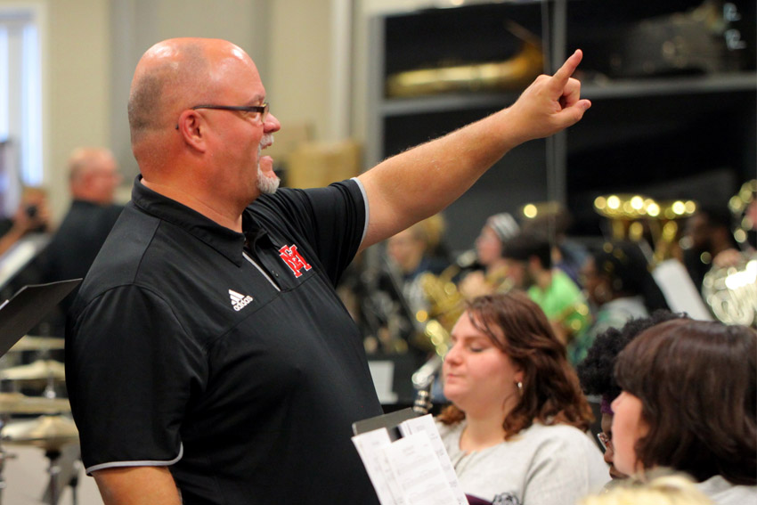 Chris King has been tapped to fill the position of director of East Mississippi Community College’s Mighty Lion Band.