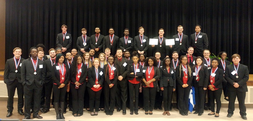 EMCC DECA STUDENTS EARN SCHOOL RECORD NUMBER OF AWARDS
