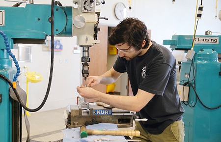 Although he plans to earn a four-year degree in Engineering, Ryan Nicholson is working on a certificate in Precision Manufacturing and Machining Technology at East Mississippi Community College so he will have a backup plan and another career option. 