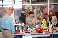A contingent of people from Jackson, Tenn., that included education, business and industry leaders toured East Mississippi Community College’s Communiversity Wednesday.