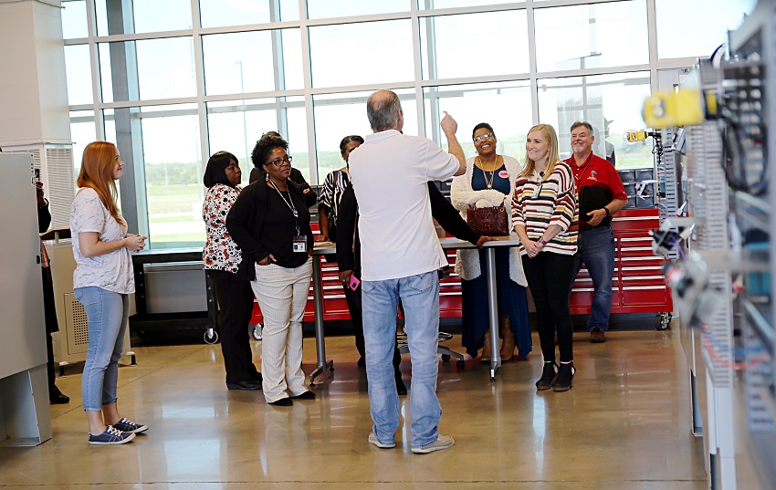 Attendees of a MIBEST information session held Oct. 22 at East Mississippi Community College's Communiversity were treated to a tour of that facility.