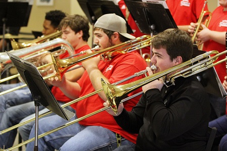 The East Mississippi Community College Jazz Ensemble performs during last year’s Pine Grove Arts Festival, which returns April 9-12.