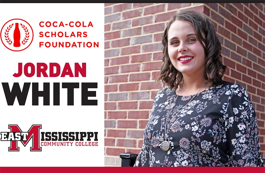 East Mississippi Community College student Jordan White has been named a 2019 Coca-Cola Academic Team Silver Scholar.