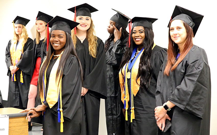 EMCC will conduct a virtual graduation ceremony this year in response to concerns over the coronavirus. This photo was taken during EMCC's May 2019 graduation ceremony.