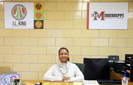 Angel Christian is an instructor with East Mississippi Community College’s Adult Education Launch Pad in Starkville, which has been offering free services under the college’s umbrella since August of 2019.