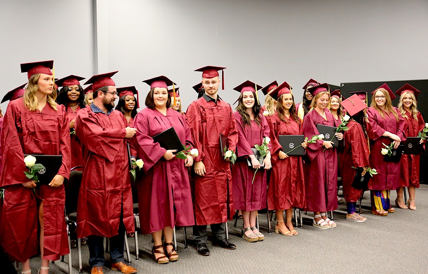 ETwenty-four students enrolled in East Mississippi Community College’s Barbering/Stylist and Cosmetology programs graduated June 17 in a ceremony on the college’s Golden Triangle campus. 
