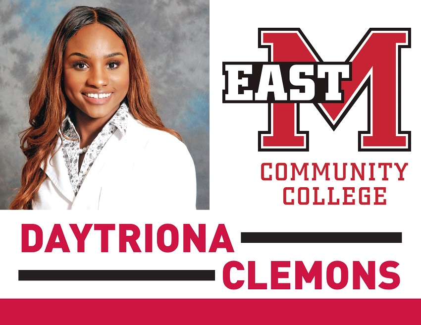 Daytriona Clemons, a 2016 EMCC graduate who is on track to earn a Doctorate of Pharmacy in May, has already accepted positions with Janssen Pharmaceuticals and Rutgers University.