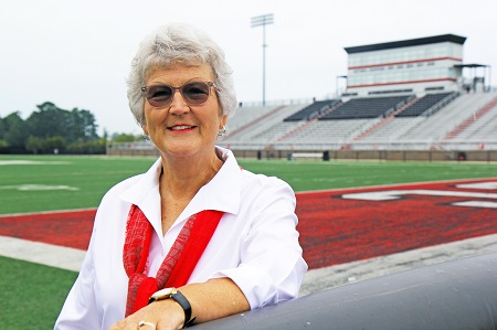 Cheryl Sparkman was named was named East Mississippi Community College’s 2021 Alumna of the Year during the college’s Oct. 9 Homecoming football game.