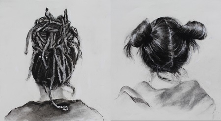 These two drawings by EMCC art instructor Cynthia Buob were accepted into the 48th Annual Bi-State Art Competition and Exhibition in Meridian.