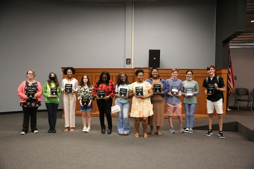 The Golden Triangle Early College High School held an Awards Day May 13 for students in 9th, 10th and 11th grades in the Lyceum Auditorium on our Golden Triangle campus.
