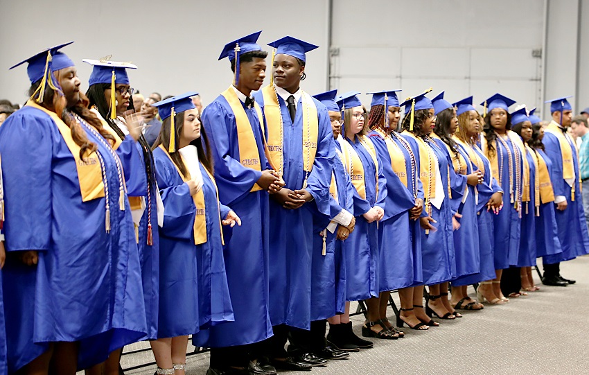 A graduation ceremony for the Golden Triangle Early College High School took place May 14 in the Lyceum Auditorium on East Mississippi Community College’s Golden Triangle campus.