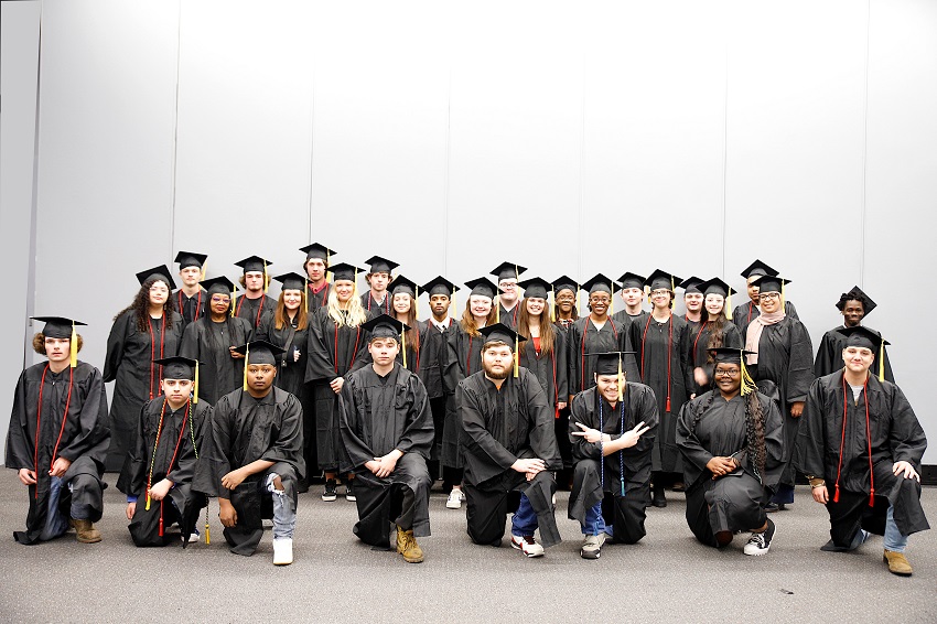 Students in East Mississippi Community College’s Adult Education Launch Pad program participated in a graduation ceremony on the college’s Golden Triangle campus on Dec. 12.