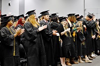 East Mississippi Community College conducted a commencement ceremony Dec. 8 in the Lyceum Auditorium on the Golden Triangle campus for graduates from all the college’s campuses and satellite locations.