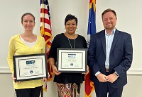 Dr. Kelly Cantrell and Tonya Hunt, both employees of East Mississippi Community College, recently completed their participation in the Mississippi Community College Policy Fellows Program (CPFP).
