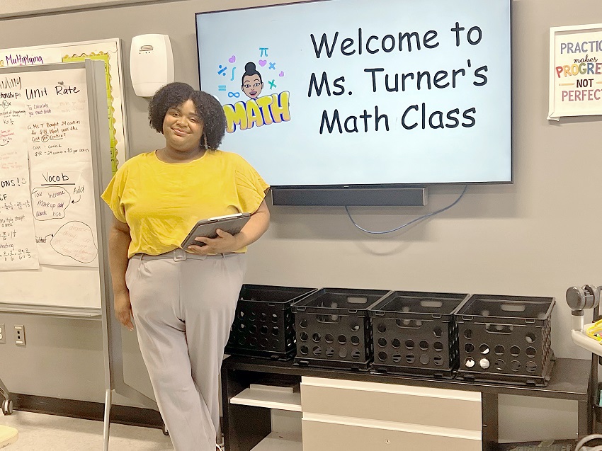 Alexis Turner is in her second year as a mathematics teacher at Partnership Middle School in Starkville. The Golden Triangle Early College High School alumna, who also graduated from East Mississippi Community College, credits the school with helping her to obtain her educational goals.