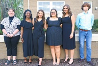 Some officers of the Phi Theta Kappa chapter on EMCC’s Scooba campus are pictured here.