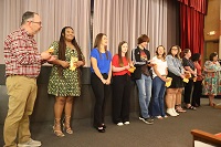 Nearly 100 East Mississippi Community College students were recognized during the Awards Day ceremony on the Scooba campus Wednesday, April 26.