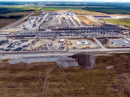 Construction on Aluminum Dynamics' mill in Lowndes County is under way and operations are expected to begin in the summer of 2025.