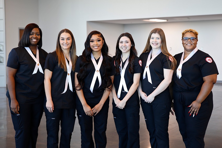 A graduation ceremony for students enrolled in the Surgical Technology program on East Mississippi Community College’s Golden Triangle campus took place Dec. 7 at The Communiversity at EMCC. 