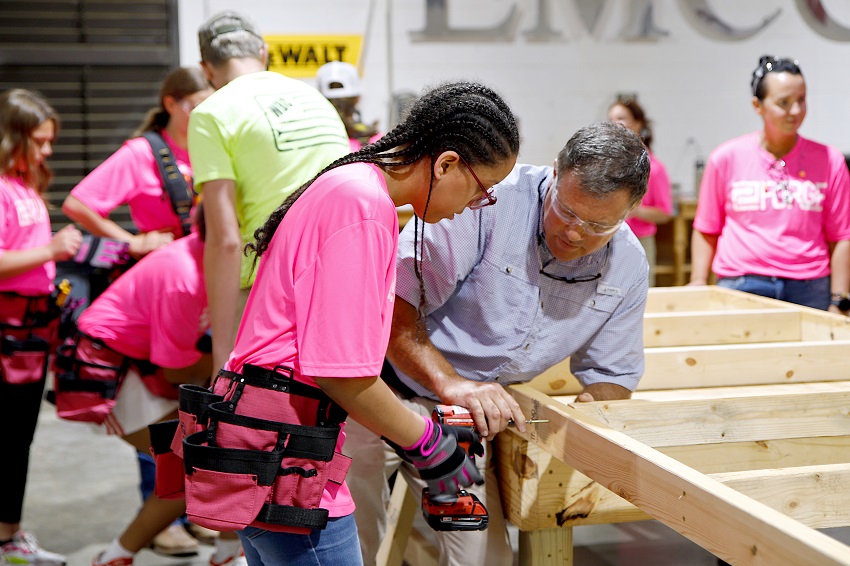 FORGE is hosting its second annual Girls Construction Camp on East Mississippi Community College’s Golden Triangle campus June 9-13. 
