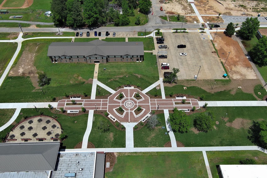A ribbon cutting to officially unveil new walking paths, pedestrian crosswalks and courtyards on East Mississippi Community College’s Scooba campus will take place Friday, Oct. 17, at 11 a.m. behind the F.R. Young Student Union.