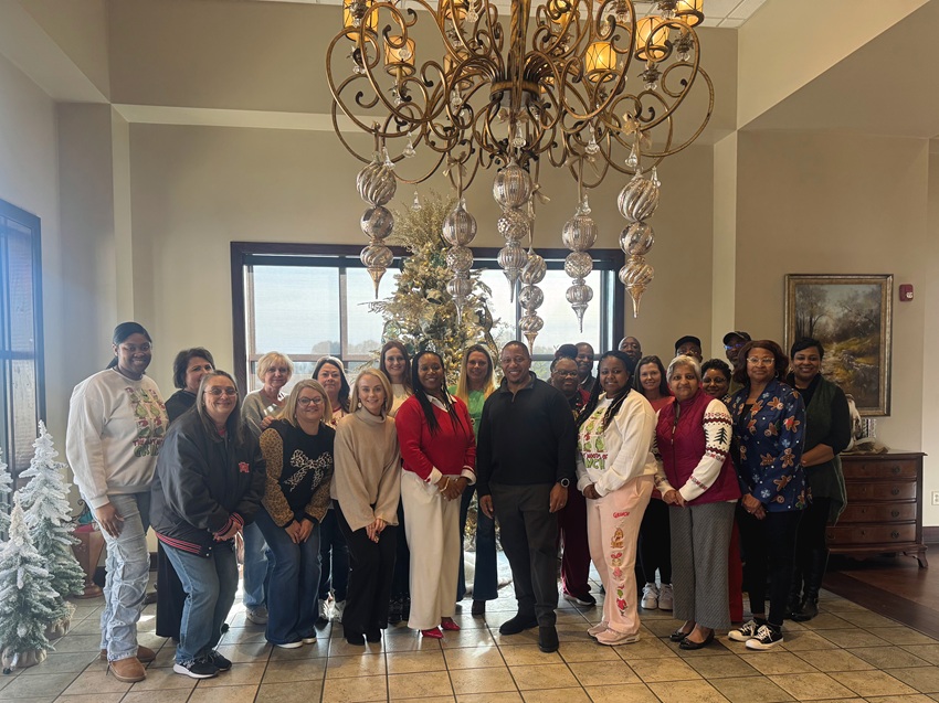Employees from EMCC’s Business Office, Human Resources, Payroll, Bookstore, Logistics, and Lion Hills departments came together for a full day of engagement, learning, leadership development, and team building at the Lion Hills Center & Golf Course Tuesday, Dec. 16.