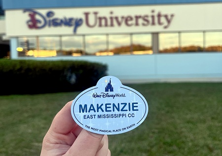 Makenzie Scarbrough graduated from East Mississippi Community College in December of 2025 and spent the next four months working as a paid intern at Walt Disney World in Florida. This fall she will enroll at the University of Mississippi Medical Center’s School of Dentistry.
