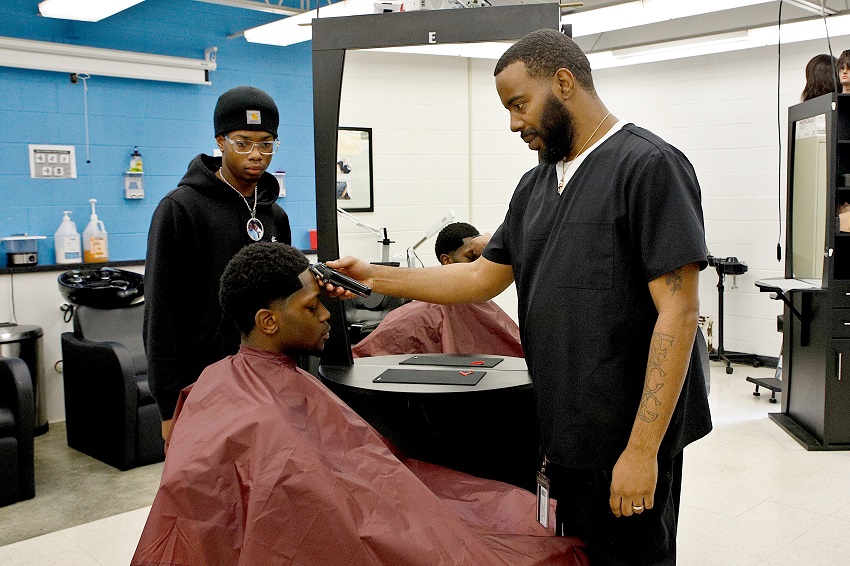 Students in East Mississippi Community College’s Barbering/Stylist and Cosmetology programs are offering haircuts, manicures, facials and other services to the public at reduced rates. 