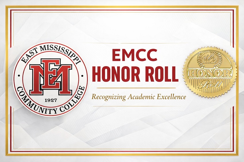 East Mississippi Community College President Dr. Scott Alsobrooks has announced the Spring 2026 Semester Honor Roll students.