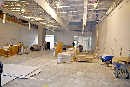 Work to renovate the former Center for Manufacturing Technology Excellence building on East Mississippi Community College’s Golden Triangle is taking place, with tentative plans to wrap up by the end of March. The building, which will be renamed, will house Division of Nursing and Health Sciences programs of study. Work to renovate the former Center for Manufacturing Technology Excellence building on East Mississippi Community College’s Golden Triangle is taking place, with tentative plans to wrap up by the end of March. The building, which will be renamed, will house Division of Nursing and Health Sciences programs of study.